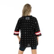 Nebraska Gameday Couture Kickoff Time All Over Rhinestone Jersey